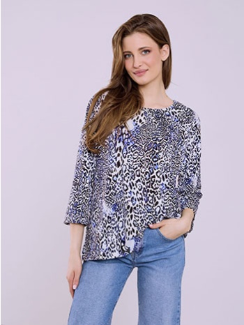 μπλούζα λεοπάρ με strass sq7616.4173+3 σε προσφορά