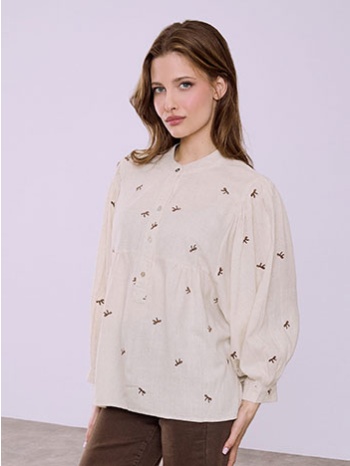 μπλούζα με κεντητά φιογκάκια sq9844.4083+3 σε προσφορά