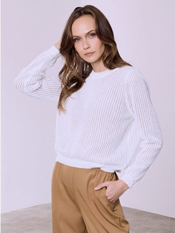 μπλούζα διάτρητη πλεκτή sq7693.4616+3 σε προσφορά