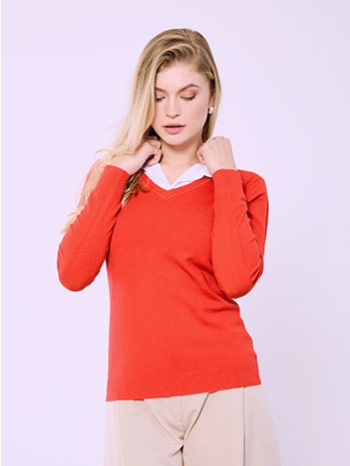 πουλόβερ με γιακά sq1738.4920+6 σε προσφορά