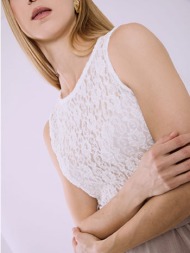 μπλούζα από δαντέλα ...