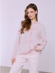 ζακέτα πλεκτή με ρόμβους ...