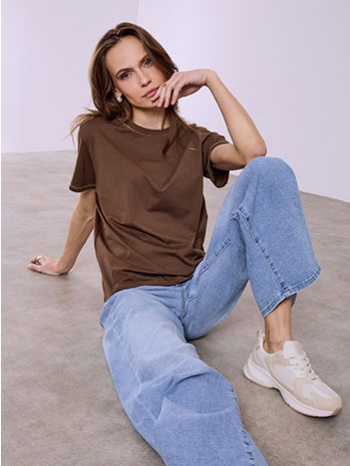 t-shirt με μεταλλικά στοιχεία sq9844.4082+2