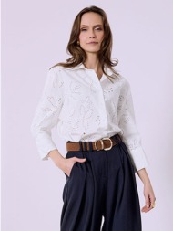 πουκάμισο βαμβακερό κεντητό sq9844.3328+1