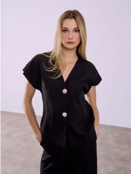 γιλέκο με ανάγλυφα κουμπιά sq7880.5070+1