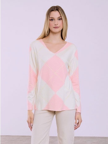 μπλούζα με ρόμβους sq7834.4617+4 σε προσφορά