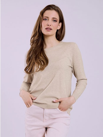 πουλόβερ μονόχρωμο με απαλή υφή sq1738.4886+4 σε προσφορά