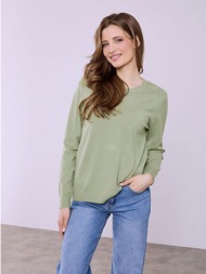 πουλόβερ μονόχρωμο με απαλή υφή sq1738.4886+8