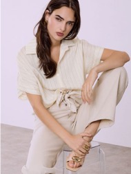 πουκάμισο ριγέ με δέσιμο ...