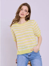 μπλούζα με διάτρητες ...