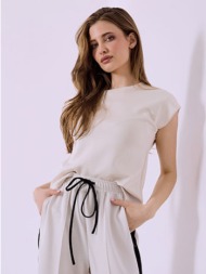 μπλούζα με στρογγυλή λαιμόκοψη sq7702.4760+4