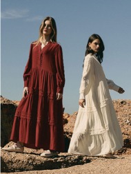 φόρεμα με κεντήματα και ...