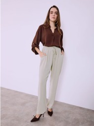 παντελόνι μονόχρωμο με ...