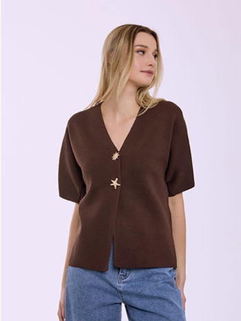 ζακέτα με κουμπιά ήλιος αστερίας sq1738.5115+3