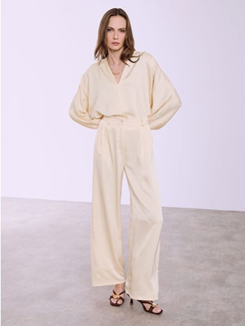 παντελόνα σατέν με ανάγλυφα σχέδια sq7880.1072+4