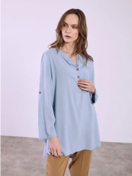 μπλούζα oversized με κουμπιά sq1518.4030+6