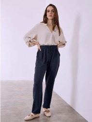 παντελόνι μονόχρωμο με βισκόζη sq1755.1848+6