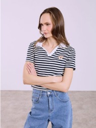 μπλούζα ριγέ με αρκουδάκι sq7642.4096+5