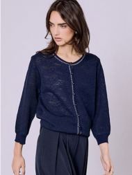 ζακέτα με πέρλες κουμπιά sq7616.5532+4