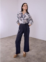 παντελόνα μονόχρωμη με δέσιμο sq1755.1818+4