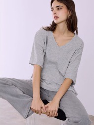 μπλούζα με γυριστό μανίκι sq9489.4677+2