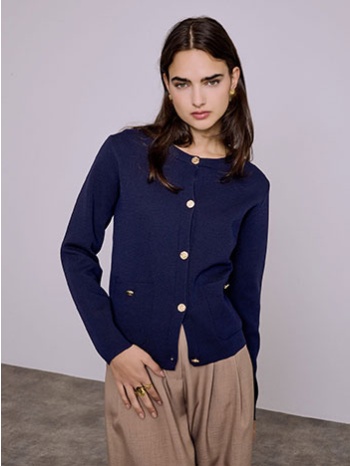 ζακέτα πλεκτή με τσέπες sq1738.5119+7 σε προσφορά