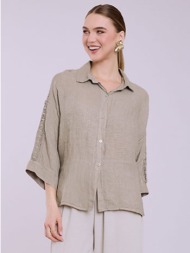 πουκαμίσα λινή sq7830.3451+2