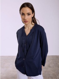 ζακέτα με λεπτομέρειες δαντέλας sq7616.5525+5