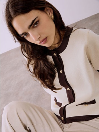 ζακέτα δίχρωμη sq1738.5121+5