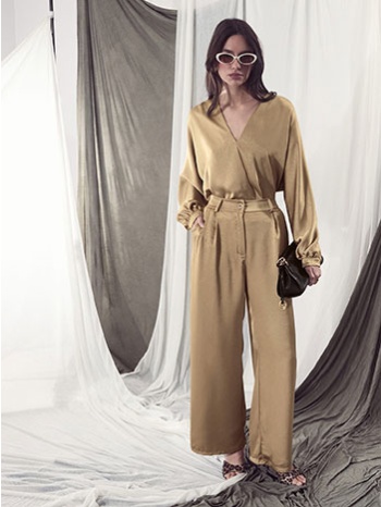 παντελόνα σατέν με ανάγλυφα σχέδια sq7880.1072+2