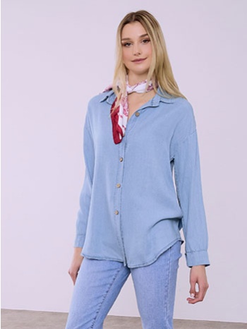 πουκάμισο με denim όψη sq7866.3169+2