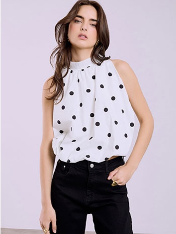 μπλούζα πουά sq7569.4111+1