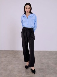 παντελόνα μονόχρωμη με δέσιμο sq1755.1818+1