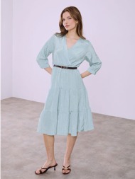 φόρεμα με ανάγλυφη υφή ...