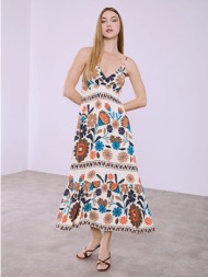 φόρεμα μάξι με λουλούδια sq9844.8537+2