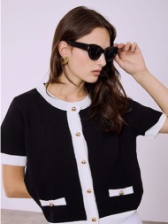 ζακέτα δίχρωμη sq1738.5121+1