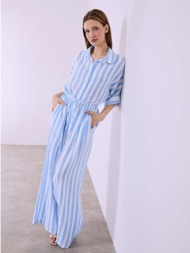 παντελόνα βαμβακερή ριγέ sq7945.1736+1