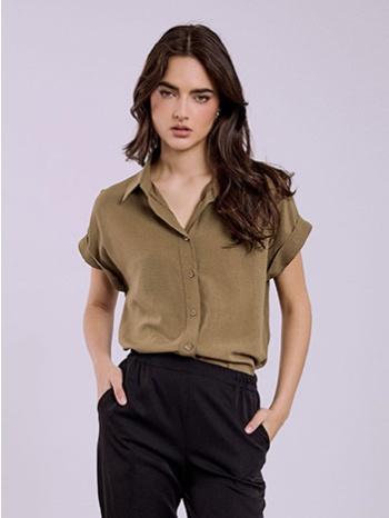 πουκάμισο με γυριστό μανίκι sq8011.3131+2