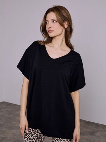 μπλούζα με βαμβάκι sq7639.4151+1