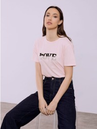 t-shirt love με strass sq7616.4955+4