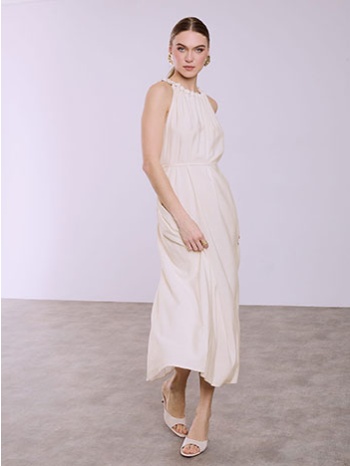 φόρεμα μάξι με λινό sq7633.8299+5