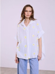 πουκαμίσα βαμβακερή με μαργαρίτες sq7830.3420+1