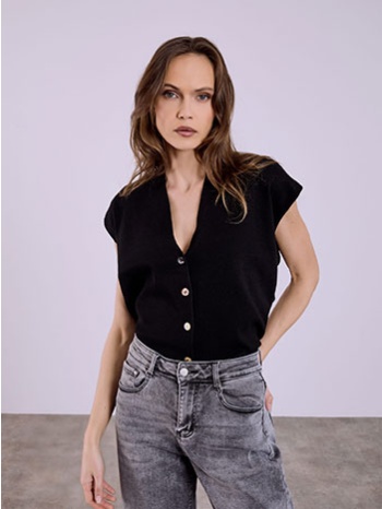 γιλέκο μονόχρωμο sq7583.5009+3