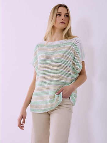 μπλούζα πλεκτή διάτρητη sq7587.4126+3