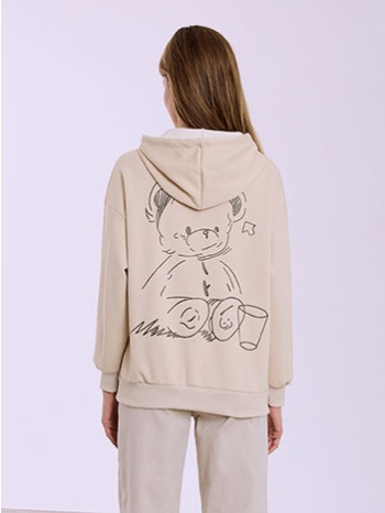 ζακέτα αθλητική με αρκουδάκι sq7561.5154+5