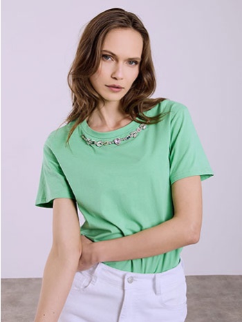 t-shirt με strass πέτρες sq7561.4093+3