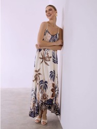 φόρεμα με τροπικό μοτίβο sq7633.8467+1