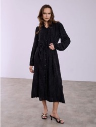 φόρεμα σεμιζιέ ριγέ ...