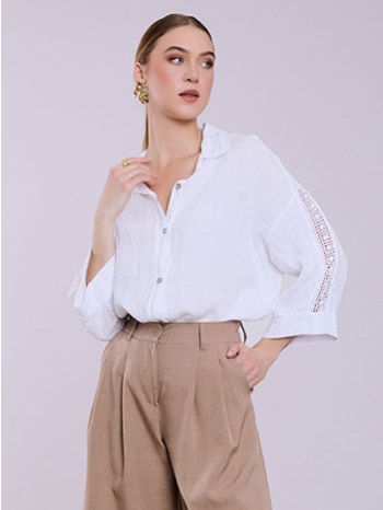 πουκαμίσα λινή sq7830.3451+1