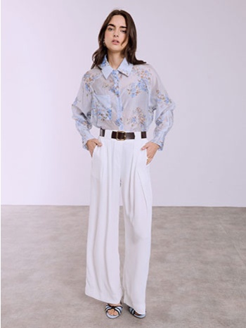 παντελόνι με ανάγλυφο ύφασμα sq7569.1852+2